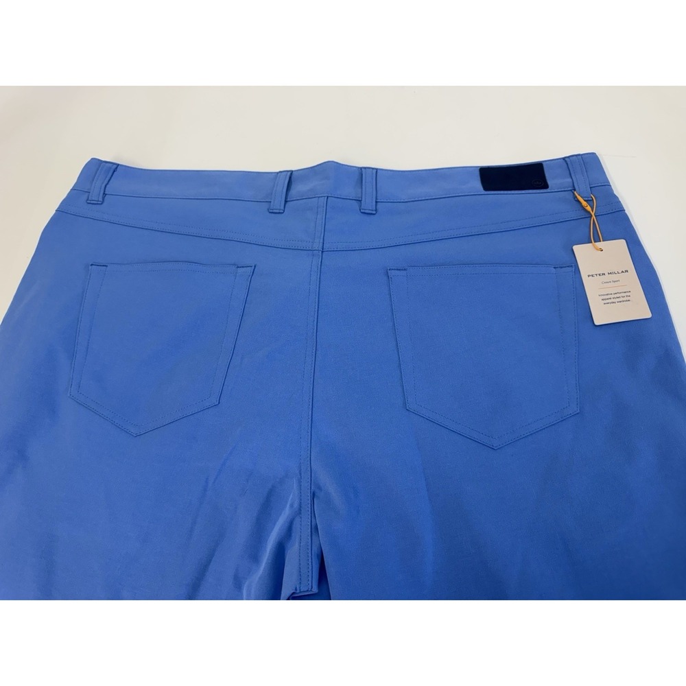 Peter Millar Crown EB66 Stretch Five Pocket Golf Pants BONN Blue Size 40x34 $160 - Picture 7 of 10